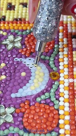 Satisfying Diamond Painting Process | Relaxing Art Tutorial 💎