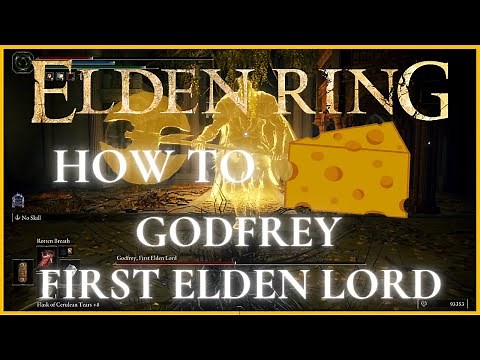 Elden Ring - How to Cheese Godfrey, First Elden Lord (Boss Fight)