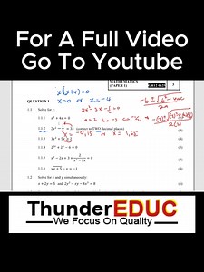 Mathematics P1 Grade 12 June Exam Solutions