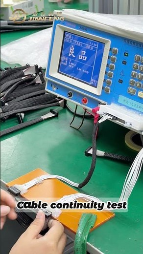 Cable continuity test. #cable #wiring #customized