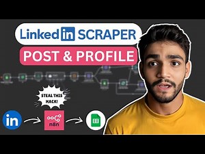 How to EASILY Scrape LinkedIn Profiles & Posts in Minutes Using N8N
