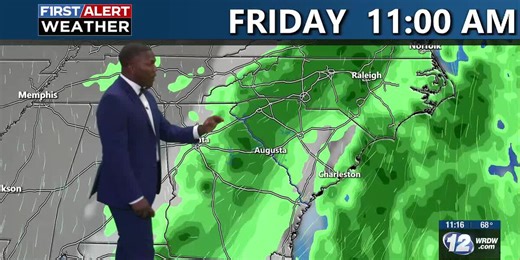 Dry to start the week, Rain to come late week