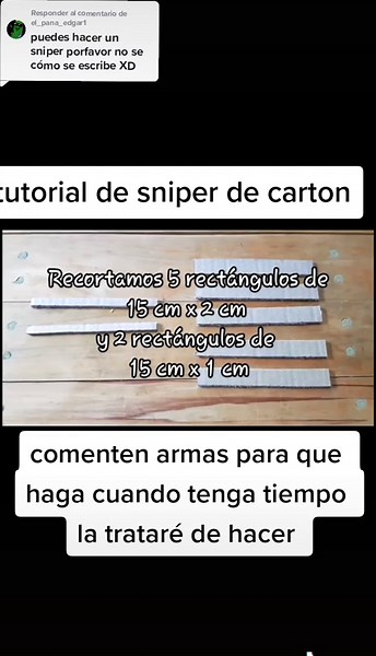 Tutorial de Sniper de Cartón - Armas hechas en casa