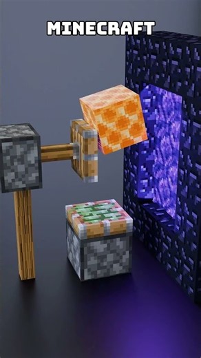 Minecraft vs Real Life: Nether Portal Transformation Physics🤯
