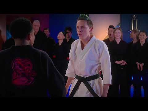 Cobra Kai S5 - Eli Moskowitz ( Hawk ) VS Keeny Payne Full Fight Scene No BG Music || Must Watch