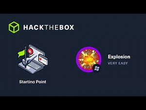 EXPLOSION - Hack The Box || Complete Walkthrough