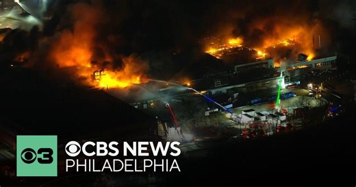 Officials provide update on massive fire at SPS Technologies in Abington, Pennsylvania