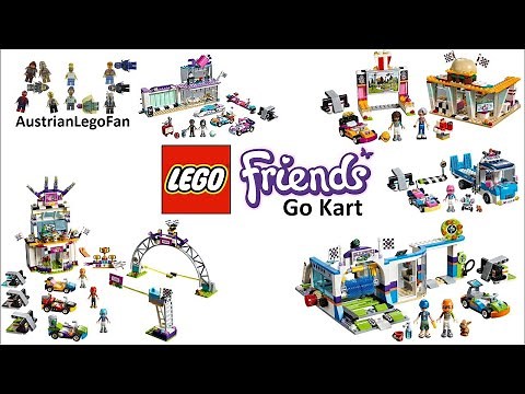 All Lego Friends Racing Sets Compilation/Collection Speed Build