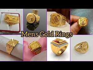 Gold Ring Designs for Men | 100+ Gold Rings Designs