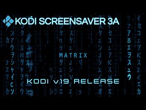Kodi® Screensaver Animation 3A (120sec) Matrix Animated Background
