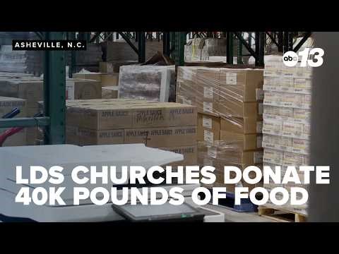 LDS churches from across the country donate 40k pounds of food to MANNA FoodBank