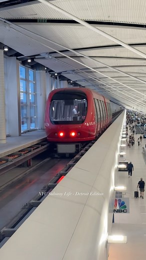 3.7K views · 67 reactions | The ExpressTram at Detroit Metropolitan Wayne County Airport #DetroitMichigan #DetroitExpressTram #ExpressTram #WayneCountyAirport #NYCSubway #NYC #MTA #NewYorkCitySubway #LIRR #SubwayTrain #NYCTransit | NYC Subway Life | Facebook