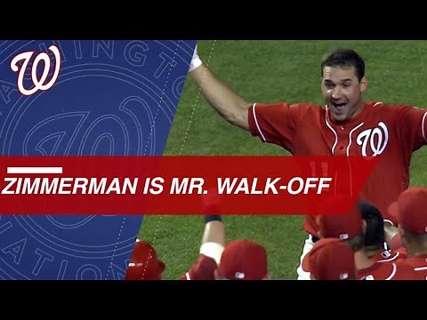 Relive Ryan Zimmerman's 11 career walk-off home runs