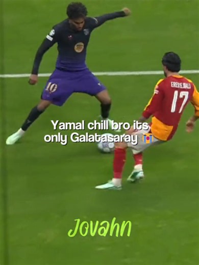 Yamal chill 😭✌️ | #barcelonavsgalatasaray #yamalvsgalatasaray #yamalassisttoday #championsleague #footballedit | Yamal assist today | Barcelona vs Galatasaray highlights | Champions league highlights today