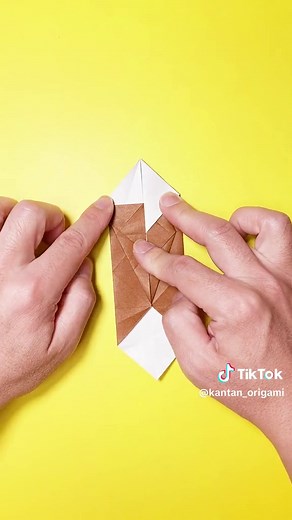 ポケモンのイーブイ折り紙作品の立体的表現方法