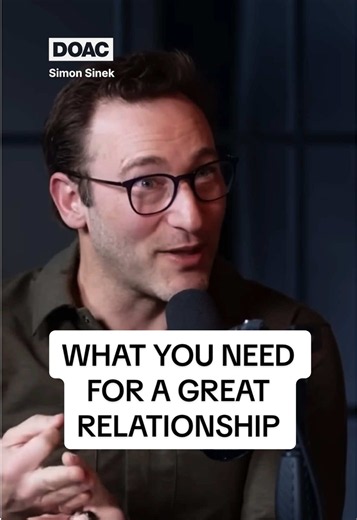 What makes a truly great relationship? Leadership expert and author Simon Sinek explains how a strong relationship should be built around these three pillars. #relationshipgoals #simonsinek #motivation #dating #thediaryofaceo