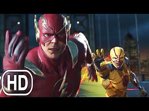 Justice League Flash VS Reverse Flash Fight Scene - Injustice 2
