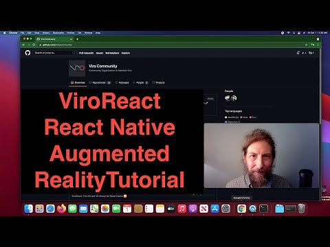 ViroReact React Native Augmented Reality Tutorial -- Hello World -- with Kurt VanDusen