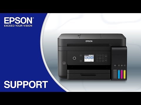 Epson EcoTank ET-3750U | Wireless Setup using the Control Panel