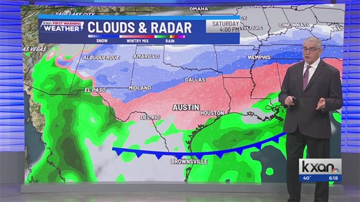 Rain returns late tonight to Wednesday afternoon in parts of Central Texas