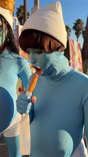 Essie Ann Bone on Instagram: "Let’s just say poppa smurf needs his computer checked 👀💻 #smurf #cosplay #halloween #fyp #fy #itiswhatitis #funnyvideos #fypage #comedy #funnyvideos"