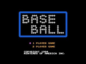 Baseball NES: Full Gameplay (1983) | Classic Sports Action!