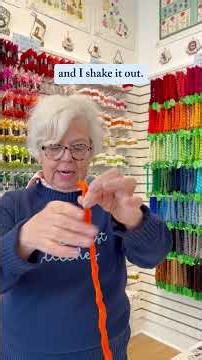 Day 6: Opening a Skein of DMC Pearl Cotton
