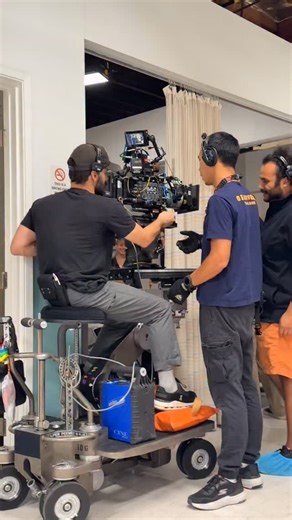 Americas bad boy   Another day, another movie set. Cameras roll...