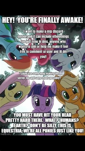 mlp discord server recruiting!! #mylittlepony #mlp #mlpeg #mlpequestragirls #mlpfriendshipismagic