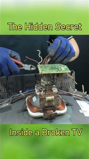 Secret Hack from a Broken TV! #shorts #electronic