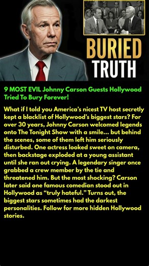 9 MOST EVIL Johnny Carson Guests Hollywood Tried To Bury Forever!