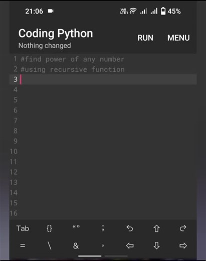 @sanjaycomputerclasses on Instagram: "How to determine power of any number using recursive function. Learn python from scratch , python को सीखें शुरू से ।"
