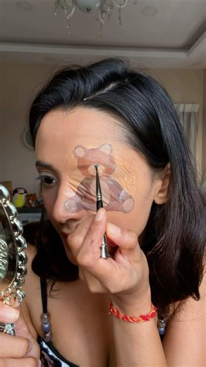 Emoji 🧸Eye Makeup is the hardest 😭😭 #creative #creativity #ashortaday #eyemakeup