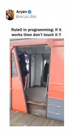 Aryan Mittal on Instagram: "Always follow Rule0 in programming"