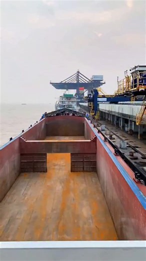 True Facts on Instagram: "How Cargo Ships Load Coal"