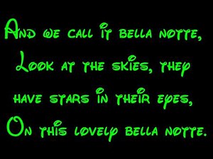 Bella Notte - Lady And The Tramp Lyrics HD