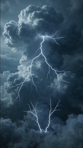 How Does Lightning Form? ⚡ The Science Behind Lightning Explained #shorts