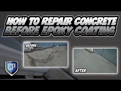 How to Repair Concrete Before Epoxy Coating