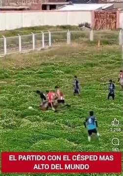 EL PARTIDO CON EL CÉSPED MAS ALTO DE LA REGIÓN 😎