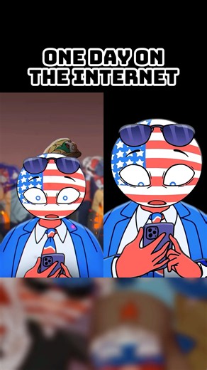 One day on the internet #countryhumans