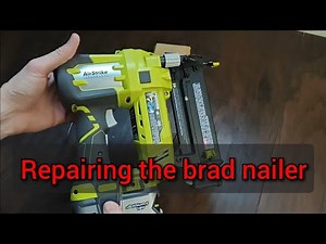 How to repair the Ryobi Brad nail gun #airstrike #ryobi #diy #repair