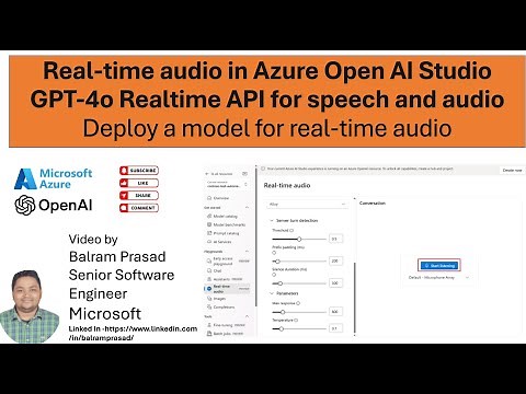 Revolutionize Your Speech And Audio With Azure's OpenAI Gpt-4o Realtime Api! 🎤🔊