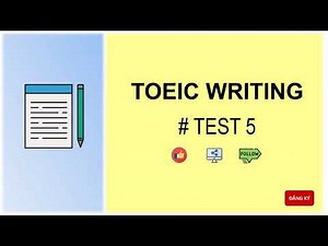 [Toeic writing] Test #5