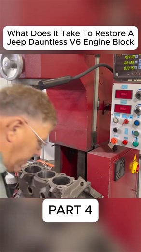 1.4K views | What Does It Take To Restore A Jeep Dauntless V6 Engine Block | Enginebuildcar1 | Facebook