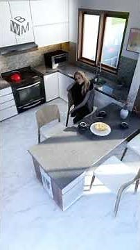 MODERN KITCHEN SET ANIMATION USING ANIMATED PHASING LUMION 11