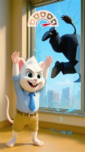 This Hamster Found His Superpower! 😂☕ #hamsterlover #cuteanimals #cartoon