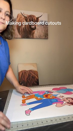 34 reactions · 13 comments | New cardboard cutouts for birthday parties!  This one is about 3 ft tall and came out so cute! 朗 Tell me how you think I did in the comments | Marisol Lee Sheppard | Facebook