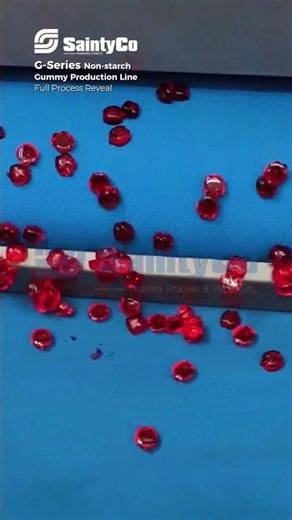 40–800 kg/h Scale: SaintyCo G-Series Starchless Gummy Production Line #machine #candy