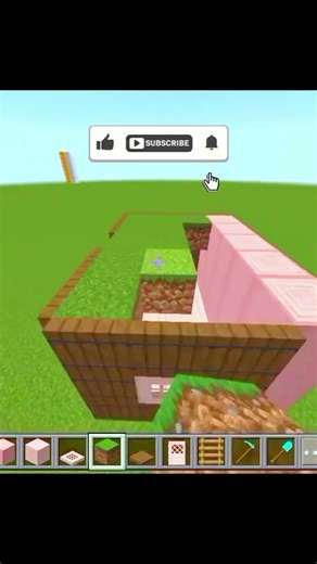 I Built the EASIEST Starter House in Minecraft 😱 #shorts