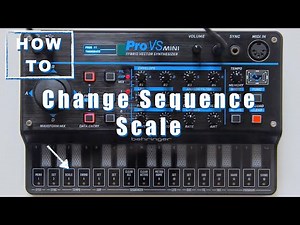 Change Sequence Scale Behringer Pro Vs Mini User Video Manual How to How to